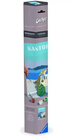 Ravensburger Creart Santorini / Maľovanie na plátno / od 8 rokov