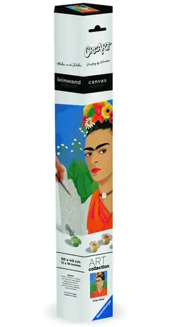 Ravensburger Creart Frida Kahlo / Maľovanie na plátno / od 8 rokov