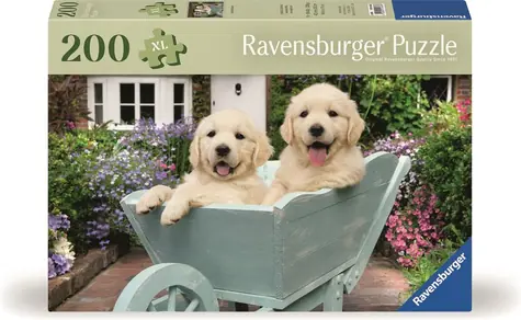 Ravensburger Puzzle: Zlatí retrieveri / 200 dielikov / od 8 rokov 