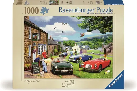 Ravensburger Puzzle: Odpočinkový deň v údolí / 1000 dielikov / od 14 rokov