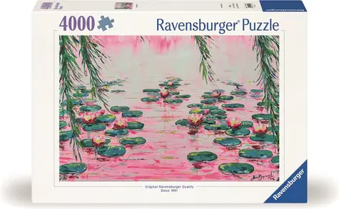 Ravensburger Puzzle: Jazero s leknami / 4000 dielikov / od 14 rokov