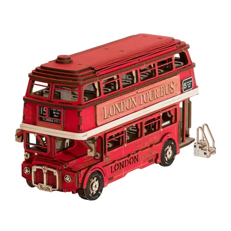 Robotime 3D drevená skladačka Londýnsky double-decker