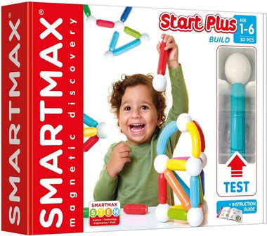 SMARTMAX Magnetická stavebnica Start PLUS Build 30 dielikov