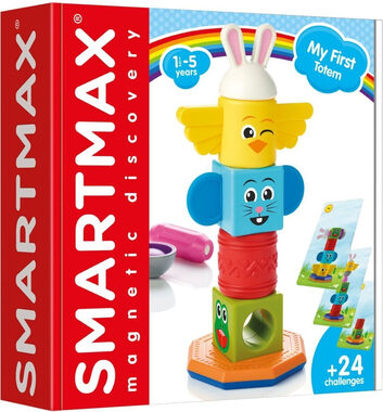 SMARTMAX Magnetická stavebnica Môj prvý totem 8 dielikov