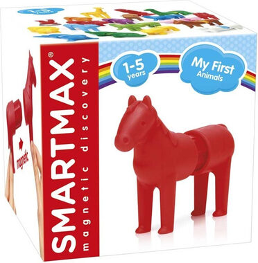 SMARTMAX Magnetická stavebnica Moje prvé zvieratká: Koník 3 dílky