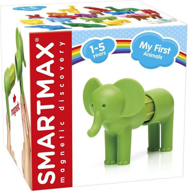 SMARTMAX Magnetická stavebnica Moje prvé zvieratká: Slon 3 dílky