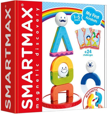 SMARTMAX Magnetická stavebnica Moji prví akrobati 10 dielikov