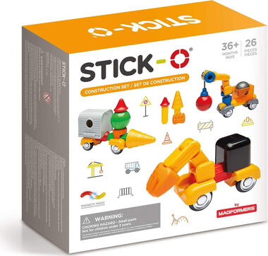 Stick-O Stavebné autá 26ks