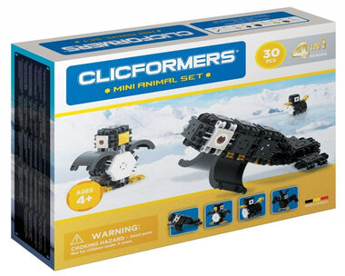 Clicformers Mini: Zvieratá 30 dielikov