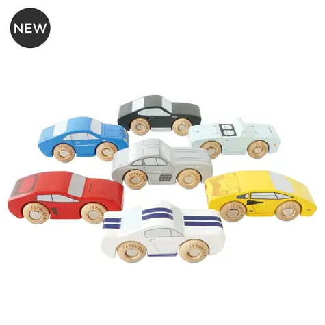 Le Toy Van Set drevených športových autíčok / od 2 rokov