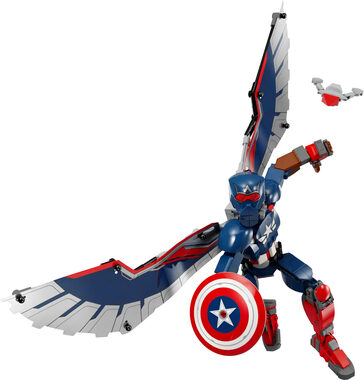 LEGO® MARVEL 76296 Zostaviteľná figúrka: Nový Kapitán Amerika / Počet dielikov: 240 / od 8 rokov