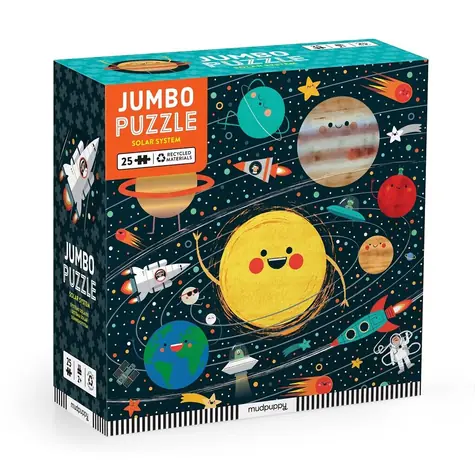 Mudpuppy Jumbo puzzle: Slnečná sústava / 25 dielikov / od 2 rokov