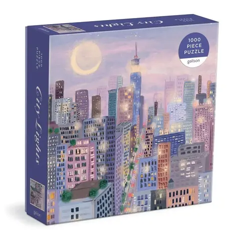 Galison Puzzle Svetlá v meste 1000 dielikov / od 8 rokov