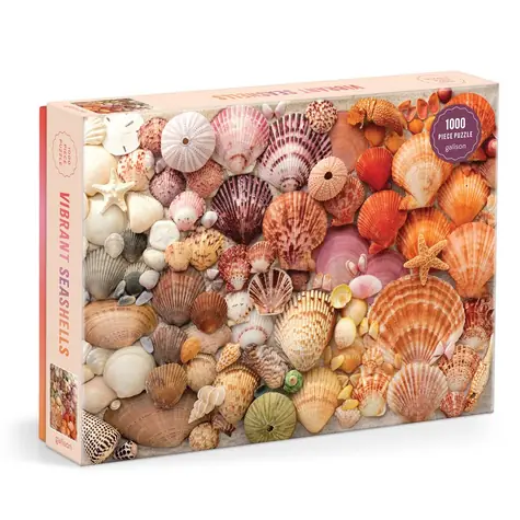 Galison Puzzle Žiarivé mušle 1000 dielikov / od 8 rokov