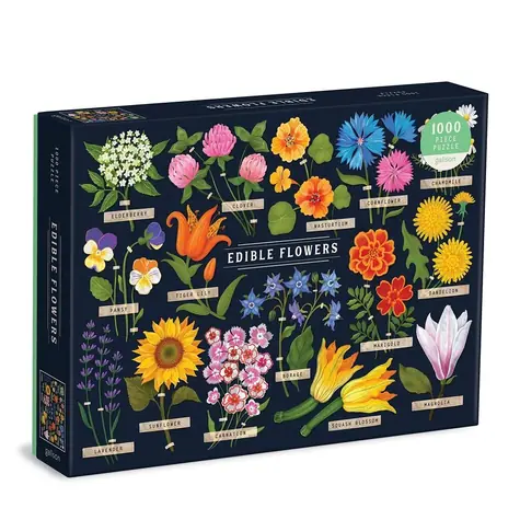 Galison Puzzle Jedlé kvety 1000 dielikov / od 3 rokov