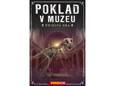 Mindok Poklad v múzeu - Úniková hra / dĺžka hry: do 75 minút / počet hráčov: 1-4 / od 12 rokov