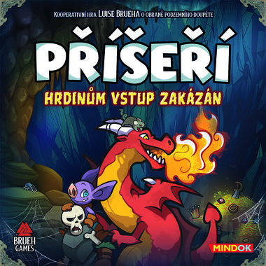 Mindok Príšerí: Hrdinom vstup zakázaný / dĺžka hry: 40 minút / počet hráčov: 1-4 / od 10 rokov