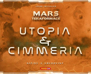 Mindok Mars: Teraformácia - Utopia & Cimmeria - rozšírenie 10 / počet hráčov: 2-5 / od 12 rokov