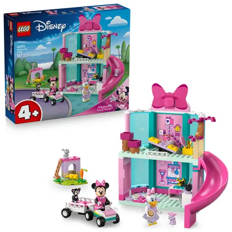 LEGO® | Disney 43274 Minnie a hotel pre domácich miláčikov / Počet dielikov: 161 / od 4 rokov