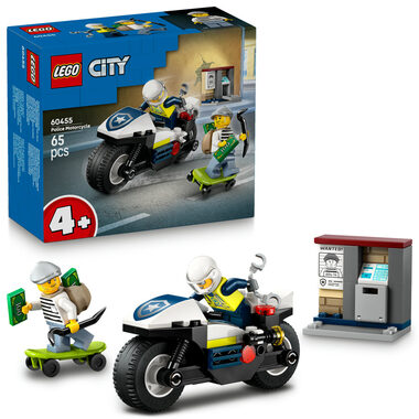 LEGO® City 60455 Naháňačka na policajnej motorke / Počet dielikov: 65 / od 4 rokov