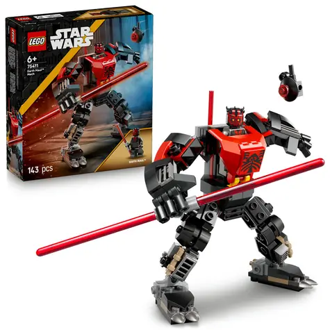 LEGO® Star Wars ™ 75411 Darth Maul ™ a jeho robotický oblek / Počet dielikov: 143 / od 6 rokov