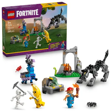 LEGO® Fortnite® 77075 Peely a Sparkplug a ich táborisko / Počet dielikov: 250 / od 7 rokov