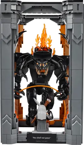 LEGO® Icons 10367 Knižná zarážka: Pán prsteňov - Balrog™ / Počet dielikov: 1201 / od 18 rokov