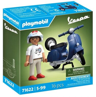 Playmobil® Licensed Vehicles 71622 1969 Vespa 150 Sprint Veloce, modrá / Počet dielikov :16 / od 5 rokov