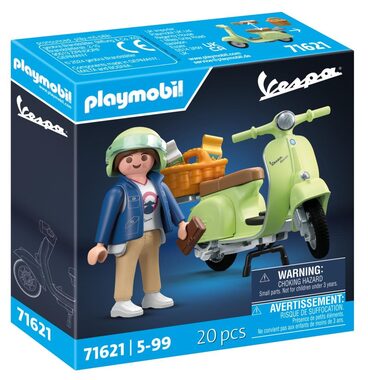 Playmobil® Licensed Vehicles 71621 1969 Vespa 150 Sprint Veľko, svetlo zelená / Počet dielikov :20 / od 5 rokov