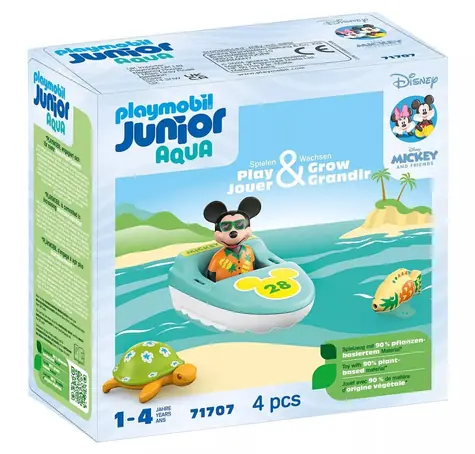 Playmobil® Junior & Disney 71707 Mickeyho výlet loďou / Počet dielikov: 4 / od 1 roka