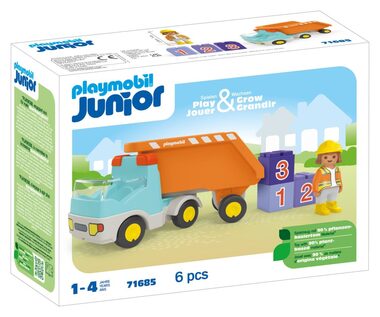 Playmobil® Junior 71685 Sklápač / Počet dielikov: 6 / od 1 roka