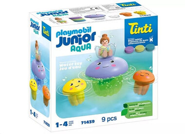 Playmobil® Junior Aqua 71439 Junior & Tinti: Farebná rodina medúz / Počet dielikov: 9 / od 1 roka
