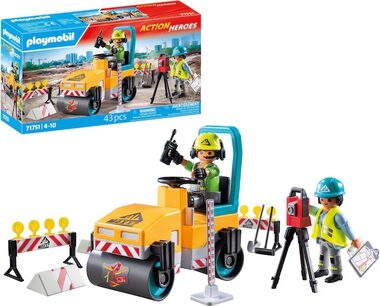 Playmobil® Action Heores 71751 Cestný valec / Počet dielikov: 43 / od 4 rokov