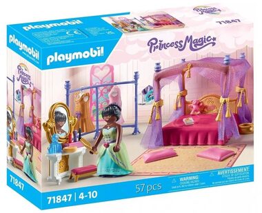 Playmobil® Princess Magic 71847 Princeznina spálňa so šatňou / Počet dielikov: 57 / od 4 rokov