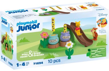 Playmobil® Junior & Disney 71694 Včelia záhrada Macka Pú a Tigríka / Počet dielikov: 10 / od 1 roka