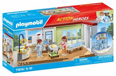 Playmobil® Action Heroes 71616 Pôrodnice / Počet dielikov: 62 / od 4 rokov