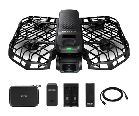 HOVERAir X1 Pro Basic Combo čierna / kvadroptéra - dron / 4K video / rýchlosť: 42 km-h / doba prevádzky: 16 min 