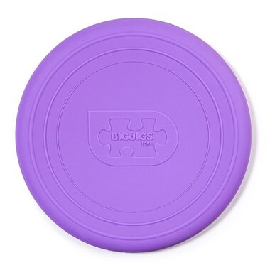 Bigjigs Toys Frisbee fialovej Lavender / od 12 mesiacov