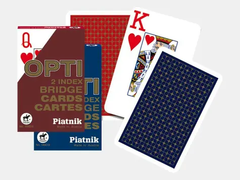 Piatnik Bridž OPTI Veľký index / Počet hráčov: 4 / od 8 rokov