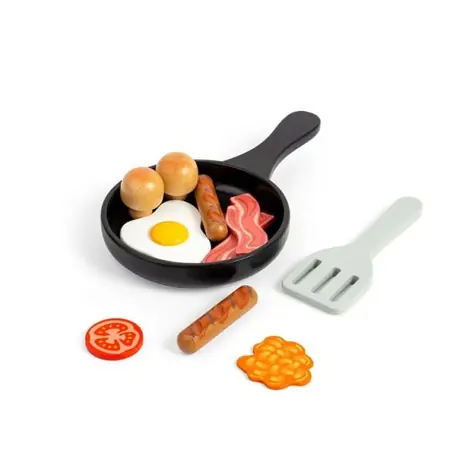 Bigjigs Toys Raňajky na panvici / od 18 mesiacov 