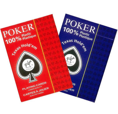 Piatnik Poker 100% Plastic Jumbo Index Špeciál / Dĺžka hry: 30-90 minút / Počet hráčov: 2-10 / od 12 rokov