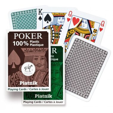 Piatnik Poker 100% PLASTIC / Dĺžka hry: 30-90 minút / Počet hráčov: 2-10 / od 12 rokov