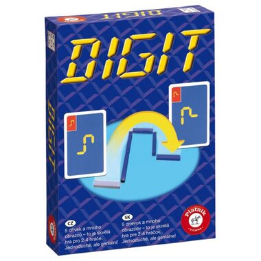 Piatnik DIGIT / Logická hra / Dĺžka hry: 10-20 minút / Počet hráčov: 2-4 / od 8 rokov