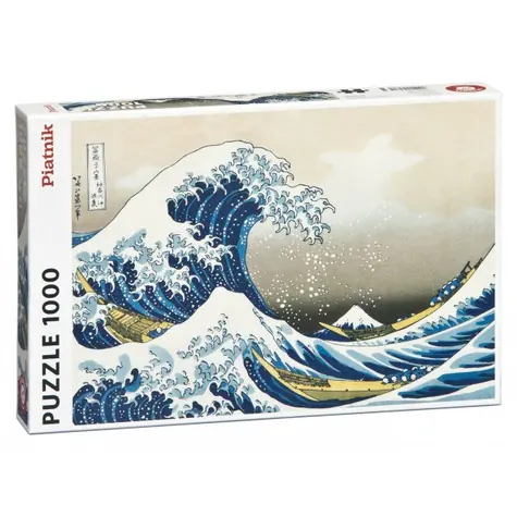 Piatnik Hokusai Veľká vlna pri pobreží Kanagawy / Počet dielikov: 1000 / od 12 rokov