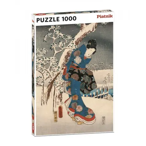 Piatnik Hiroshige Tale of Genji / Počet dielikov: 1000 / od 12 rokov