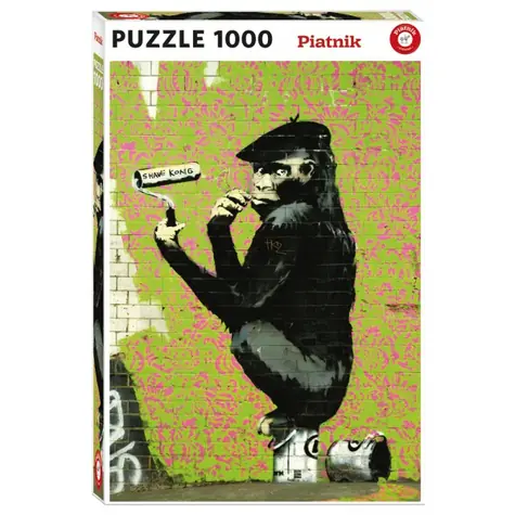 Piatnik Banksy Roller Chimp / Počet dielikov: 1000 / od 14 rokov
