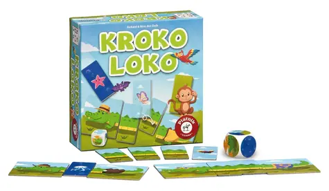 Piatnik Kroko Loko / Dĺžka hry: 10-15 minút / Počet hráčov: 2-4 / od 4 rokov 