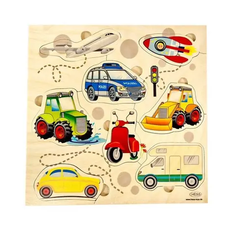 Hess Vkladacie puzzle Vozidlá / 8 dielikov / od 12 mesiacov