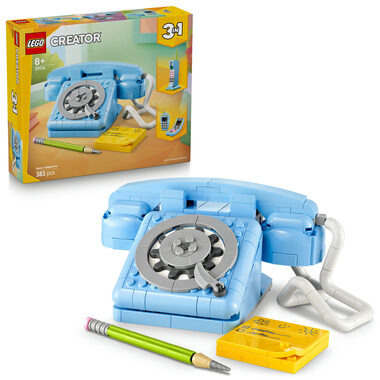 LEGO® Creator 3v1 31174 Retro telefón / Počet dielikov: 383 / od 8 rokov