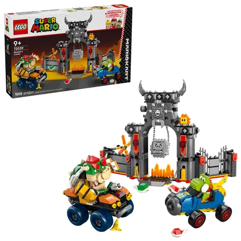 LEGO® Super Mario ™ 72039 Mario Kart ™ - Bowser a jeho hrad / Počet dielikov: 1068 / od 9 rokov
